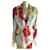 Ensemble veste et robe ajustée à fleurs peintes Thierry Mugler Viscose Rayon Multicolore  ref.413034