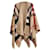 Poncho cape burberry charlotte reversible camel neuf Laine Beige  ref.413081