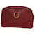 Dior Clutch bags Dark red Leather  ref.413083