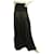 Autre Marque Calças Masnada preta elástica cintura perna larga tamanho calça Palazzo 40 Preto  ref.413290