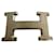 Fivela de aço dourado escovado Hermès 32MILÍMETROS Gold hardware  ref.413292
