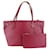 Louis Vuitton Fuchsia Epi Leather Neverfull PM Tote with Pouch  ref.413424