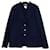 Chanel Pre-Fall 2008 Marineblaue Jacke aus gefilzter Wolle  ref.413667