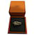 Vergoldeter Hermès Fregate Schalring mit Box Gold hardware  ref.413757