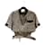 Louis Vuitton Frühjahr/Sommer 2021 Runway gestreiftes Poloshirt mit Cut-Outs Schwarz Weiß Baumwolle Nylon  ref.413774