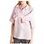Camisa polo de jérsei de algodão Alexander Wang com gravata Rosa - vista 7