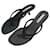 Manolo Blahnik black suede thongs sandals  ref.413802
