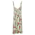 Reformation Brixton floral Midi Dress in White Viscose Cellulose fibre  ref.413822