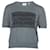 Burberry Logo Short Sleeve Knit Sweater in Grey Cashmere Wool  ref.413828