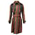 Trench-coat Burberry tissé en cuir multicolore  ref.413831