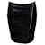 Minifalda Alexander Wang con cremallera asimétrica en piel de cordero negra Negro Cuero  ref.413854