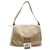 Fendi Brown Mamma Forever Wool Shoulder Bag Beige Leather Pony-style calfskin Cloth  ref.413940