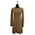 [Occasion] Balenciaga Camel Knit Dress Dames TAILLE 36 Laine Marron  ref.414020