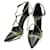 [Usado] Balenciaga High Heels Pumps Sandals Ladies Esmalte Verde Plata 38 pulgada 207643 WABH5 1259 SCARPA PELLE S .GOMMA Negro Cuero  ref.414034