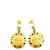 [Usado] Pendientes colgantes redondos CHANEL Accesorios de oro 99A Vintage Pendientes Vintage Dorado Metal  ref.414045