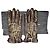 Paar Fendi T-Handschuhe 8 ES Braun