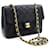 CHANEL Mini Square Small Chain Shoulder Bag Crossbody Black Quilt Leather  ref.414205