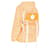 FENDI x kway Vertigo Fendi jacket with FF monogram White Yellow Polyester  ref.414297