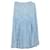 Autre Marque Rixo Claire Printed Midi Skirt in Blue Cotton Polyester  ref.414328