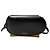 Bolso bandolera Smythson Mini Pillow en charol arrugado Negro