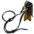Bolso bandolera Smythson Mini Pillow en charol arrugado Negro - vista 3