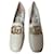 Marmont Gucci Heels Cream Leather  ref.415113