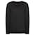Chanel Sweat-shirt à boutons CC Coton Noir  ref.415119