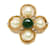 Chanel HAUTE COUTURE GRIPOIX CLOVER BROOCH PENDANT Golden Metal Glass  ref.415152