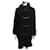 Duffle-coat à capuche noir Burberry Laine  ref.415173