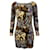 Diane Von Furstenberg Mini Dress in Multicolor Silk Python print  ref.415471