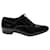 Chaussures plates à lacets Saint Laurent en vernis noir Cuir Cuir vernis  ref.415511