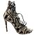Aquazzura Amazonas Elaphe 105 Sandalen aus Pythonleder Python drucken