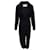 Langes Nanushka-Kleid aus schwarzer Wolle Baumwolle  ref.416874