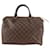 Louis Vuitton Damier Ebene Speedy 30 Boston Bag Leather  ref.416884
