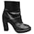 Carven p ankle boots 36 Black Leather  ref.416893