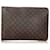 Louis Vuitton Brown Monogram Poche Documents Portfolio Cloth  ref.417302