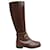 Max Mara p Stiefel 37 neue Bedingung Braun Leder  ref.417425