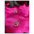 Giacca Casadei Rosa Fuchsia con Volant e Pizzo Nero Fuschia - vista 20