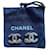 Boucles d'oreilles Chanel CC Logo Fleur en émail noir Métal  ref.417531