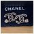 Orecchini con fiore in smalto nero con logo Chanel CC - vista 2