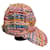Cappellino in tweed rosa di sfilata Chanel Multicolore  ref.417539