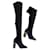 Rene Caovilla knee-high boots in new suede by RENE 'CAOVILLA Black  ref.417543