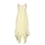 Zimmermann Vestido plissado creme Zimmerman Branco Cru Viscose Fibra de celulose  ref.417611