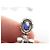 ORECCHINI CON CIONDOLO IN ARGENTO STERLING E ZAFFIRO NEW BURMA ORECCHINI NUOVI - vista 4