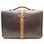 Hermès BORSA PORTA DOCUMENTI HERMES ETRIVIERE II 38 CM IN PELLE SOMBRERO E HUNTER Marrone - vista 2