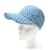 Hermès NEUF CASQUETTE HERMES MONOGRAMME H TAILLE 58 EN POLYESTER BLEU BLUE CAP  ref.418802