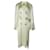Magda Butrym Punta Cana Double Breasted Trench Coat in Cream Silk White  ref.419373