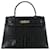 Hermès hermes kelly Black Exotic leather  ref.419509