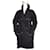 Chanel Black CC logo trench coat Cotton  ref.419628
