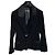 Chanel Tuxedy Jacke aus schwarzer Wolle